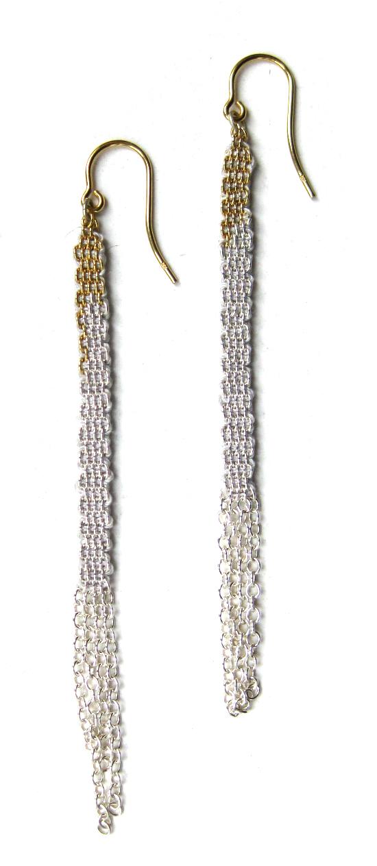 BO - 008.04 008.04 SG - 925 silver, gold plated, silk, col. 008