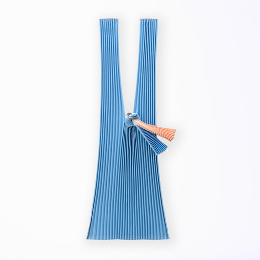 SAC PLISSÉ - PINK BEIGE SKY BLUE