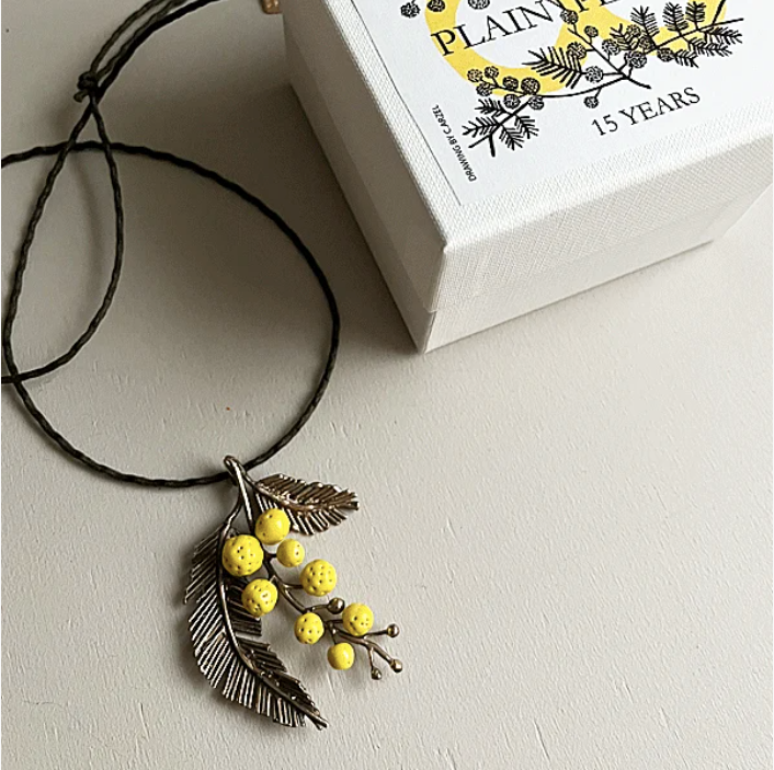 MIMOSA - COLLIER RENARD BIJOUX YELLOW