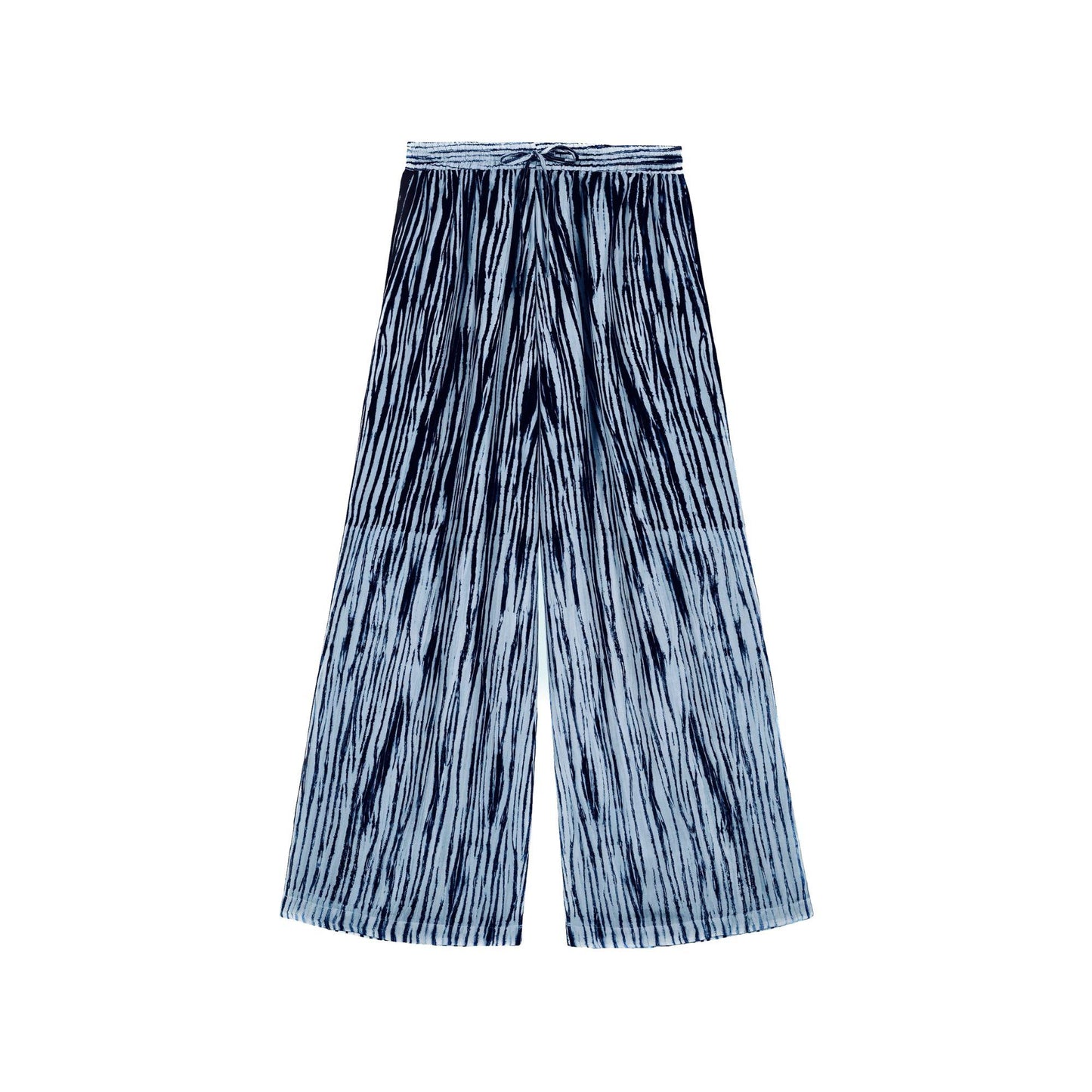 MEANDRES - Pantalon en soie