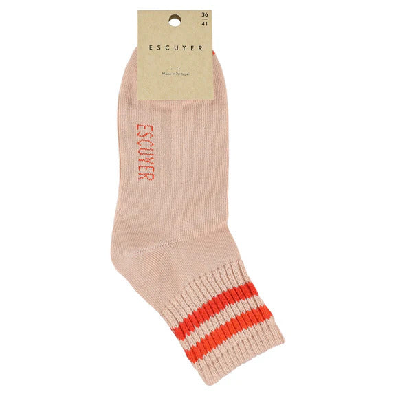 Women Ankle Socks PINK & ORANGE