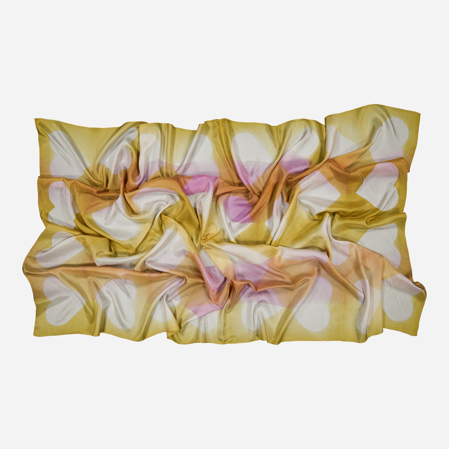 AMOUR - Silk Scarf LILAC 37 & ANIS 223