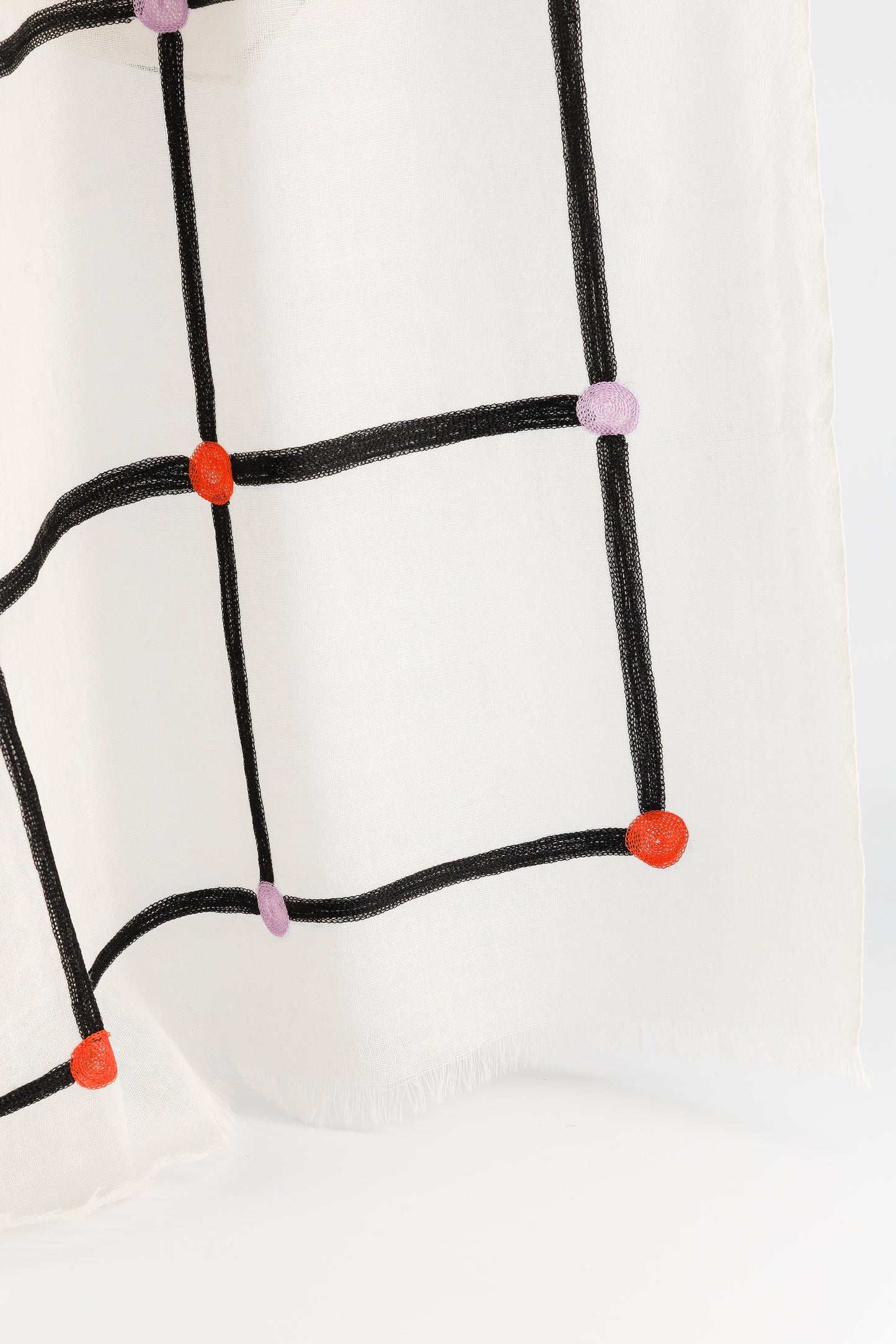 PASTILLES - Silk Stole Vermillion & Lilac