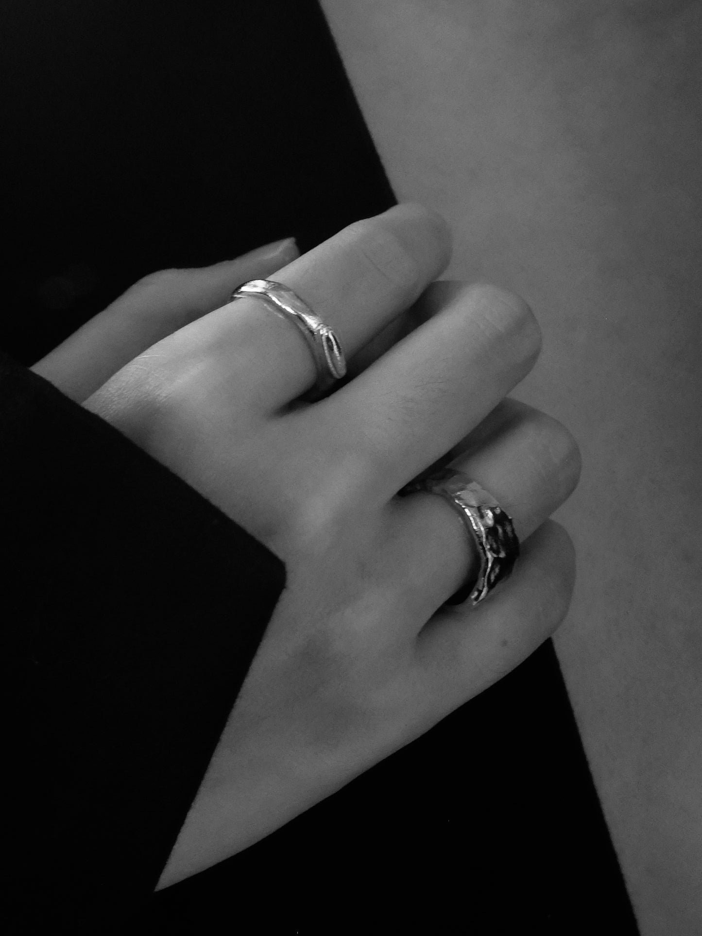 Bague "MU" - ABOAB STERLING SILVER