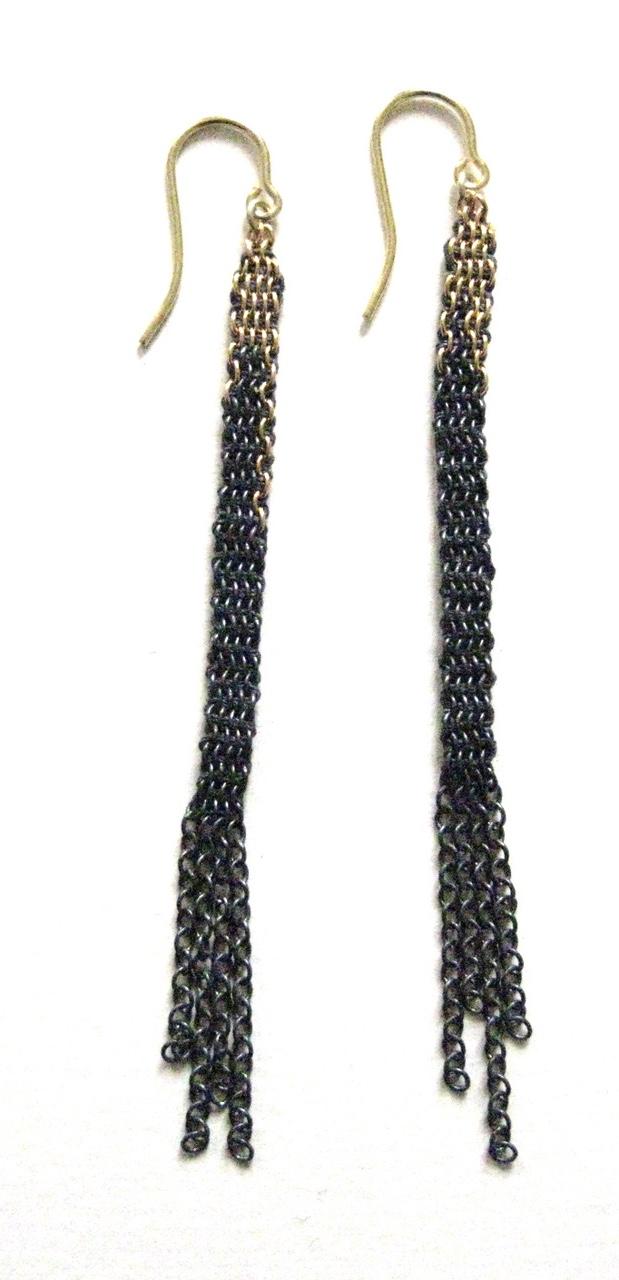 BO - 008.04 008.04 BG - 925 silver, ox, gold plated, silk, col. 339
