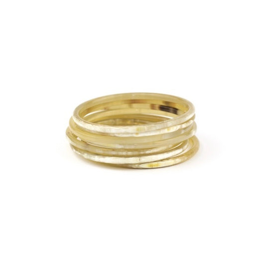 BRACELETS SEMAINIER CORNE BLONDE