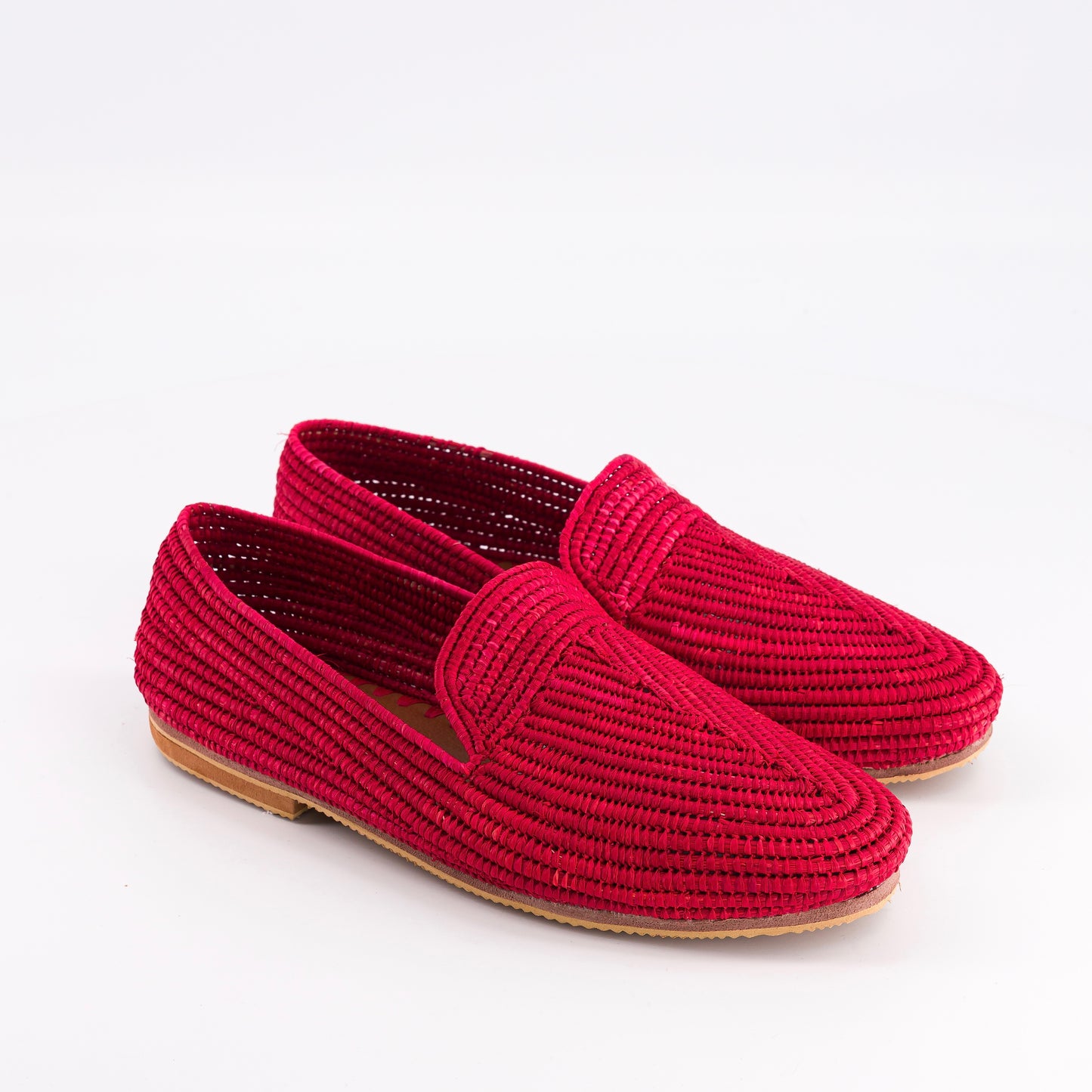 MOCASSINS EN RAPHIA