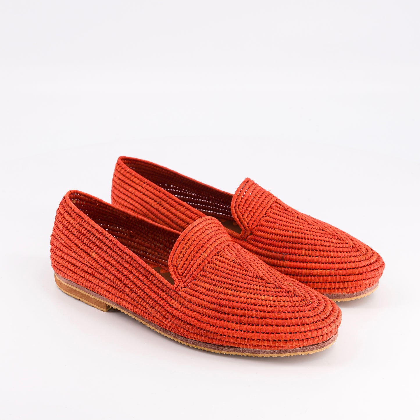MOCASSINS EN RAPHIA