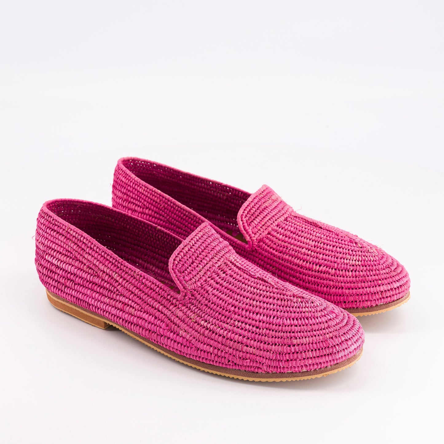 MOCASSINS EN RAPHIA
