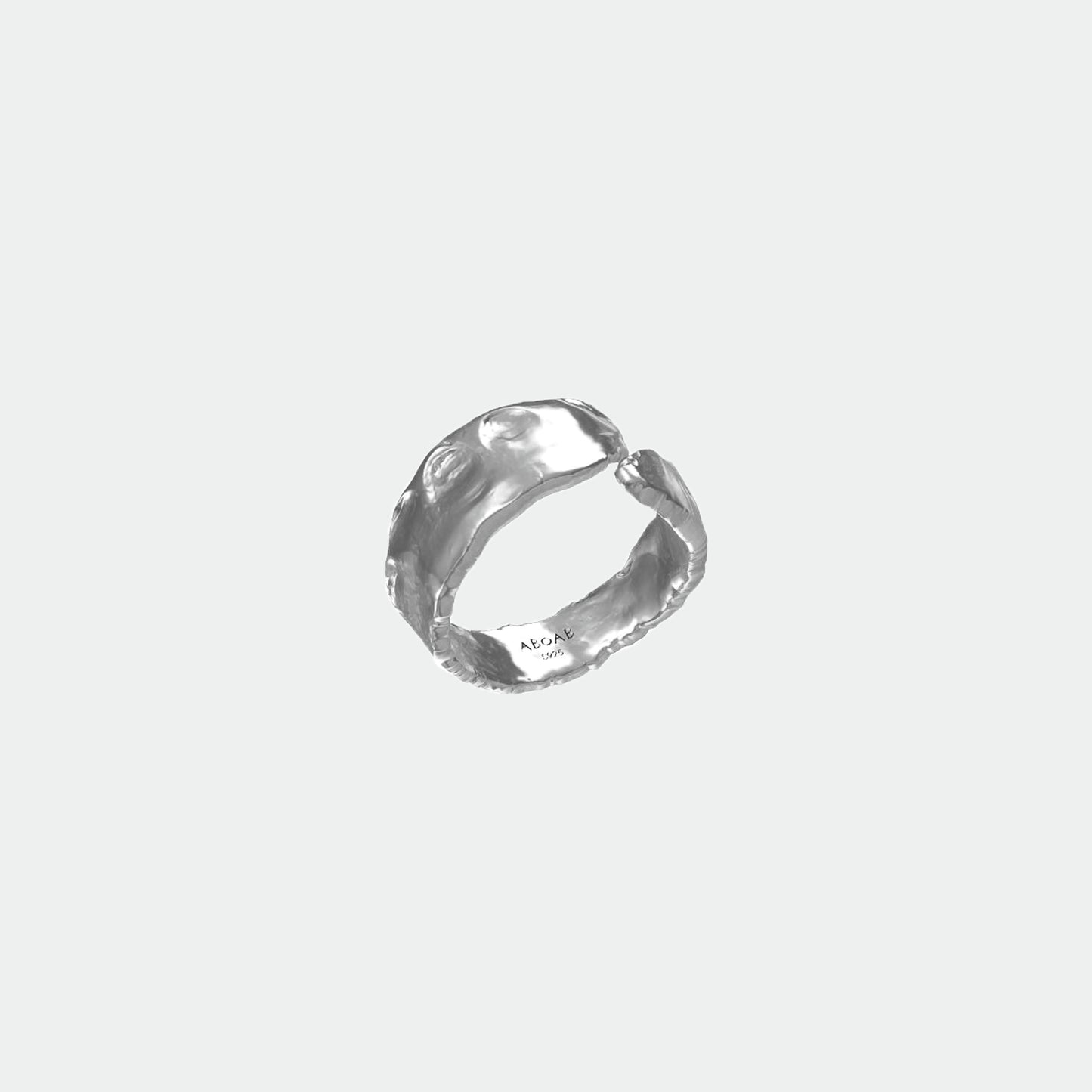 Bague "MU" - ABOAB STERLING SILVER