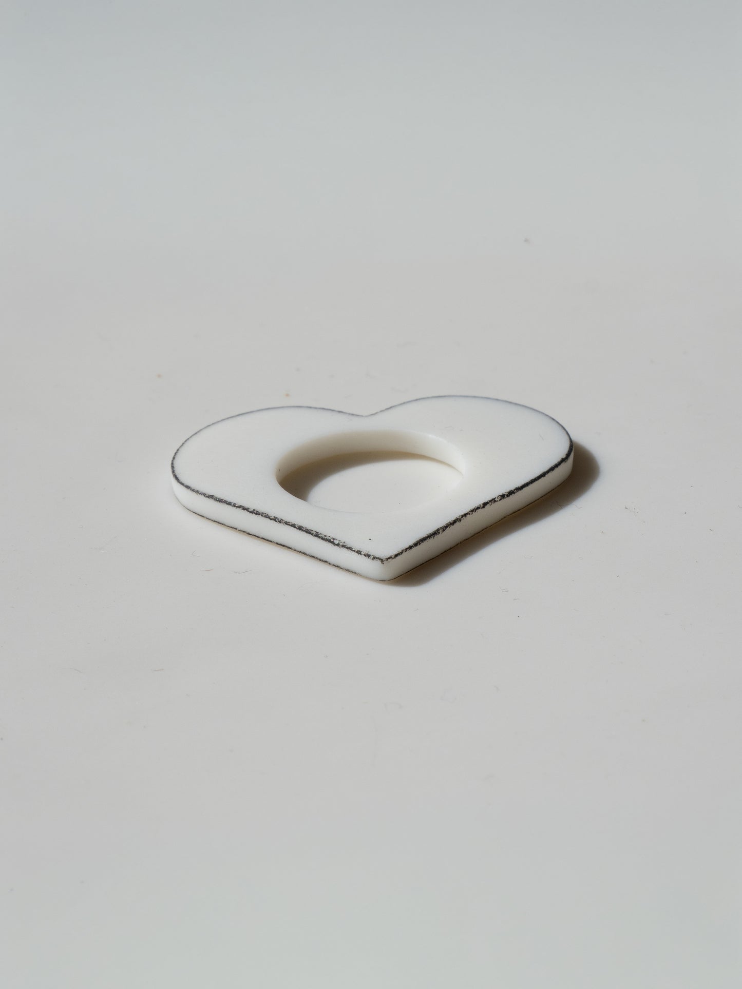 ROMANCE - Anneau de foulard WHITE