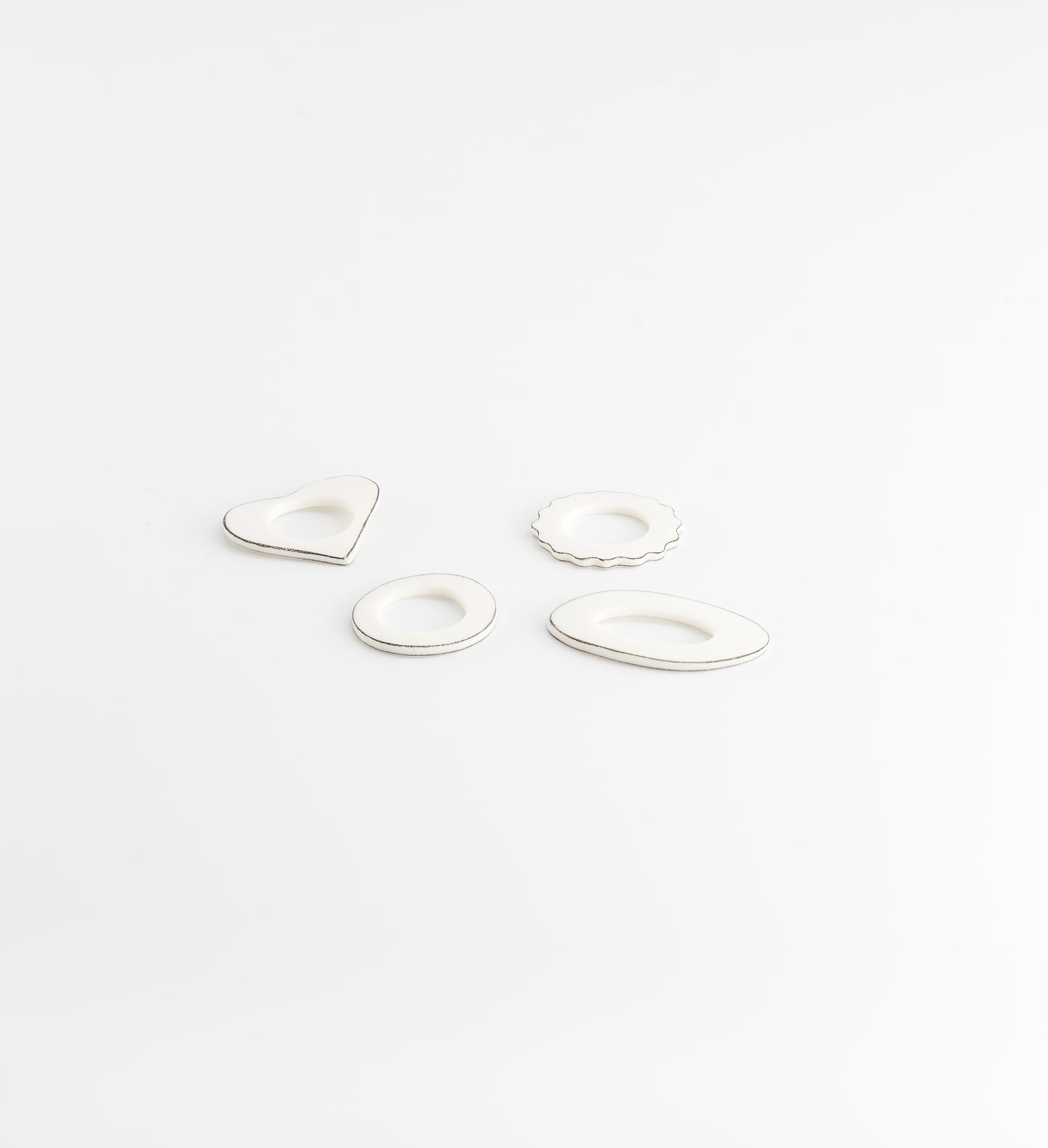 HALO - Anneau de foulard WHITE