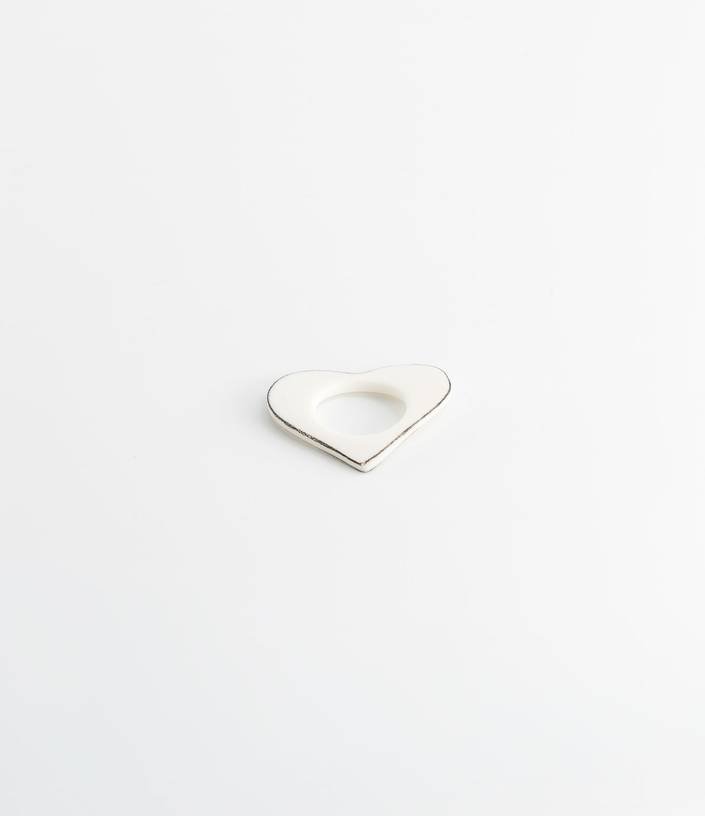 ROMANCE - Anneau de foulard WHITE