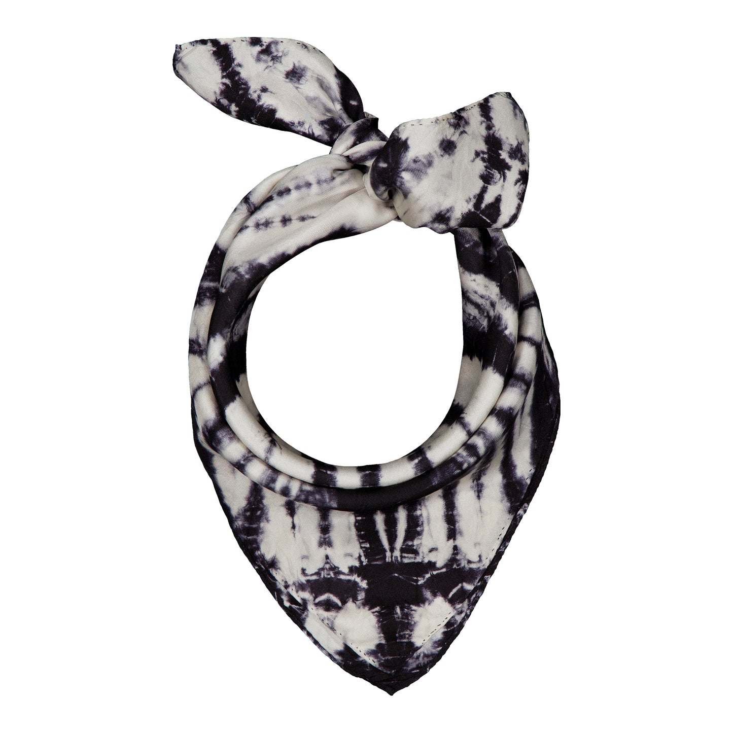 SILLAGE - SILK BANDANA BLACK & WHITE