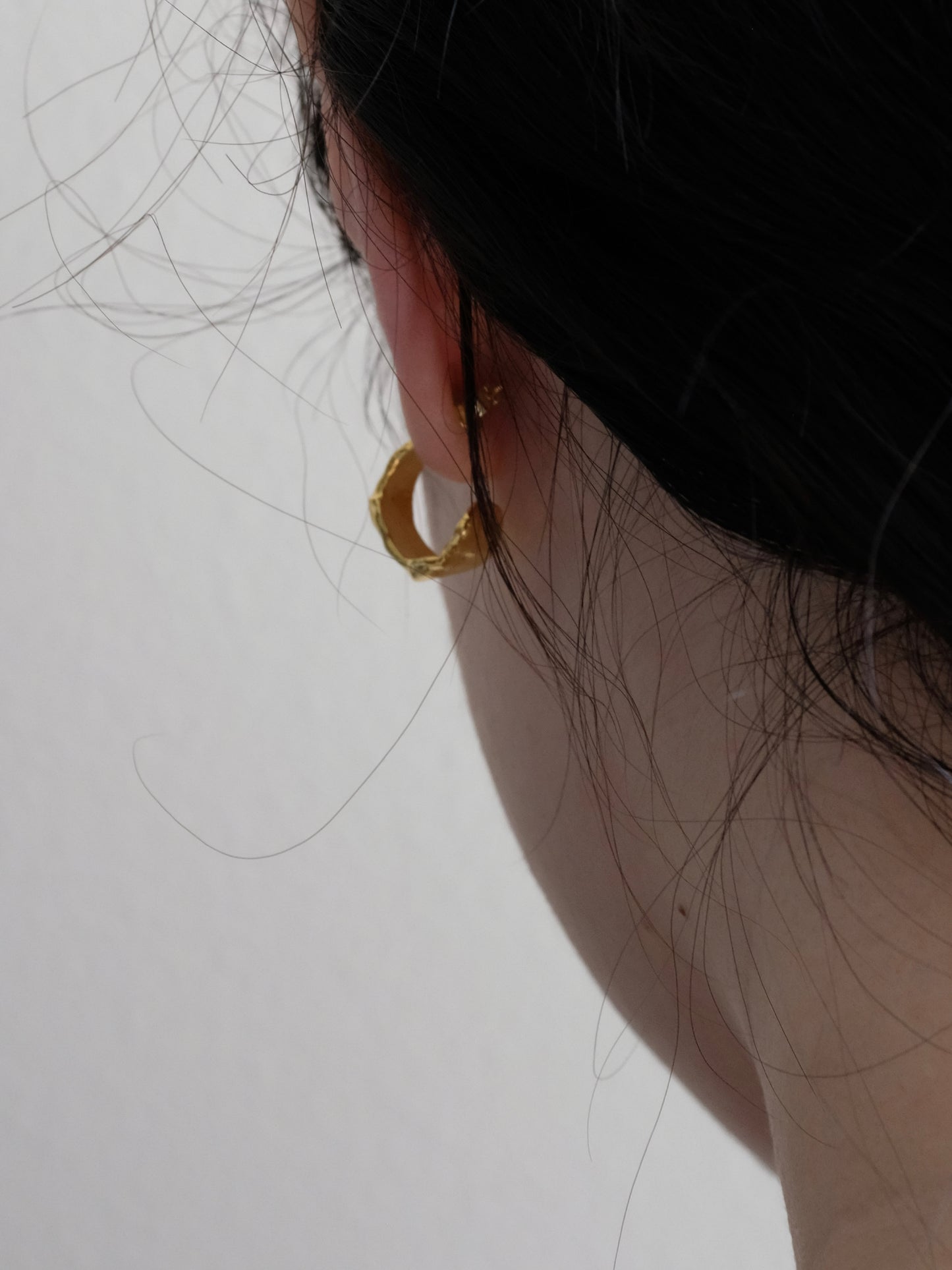 Boucle d'oreille "VOID MINI" - ABOAB GOLD VERMEIL
