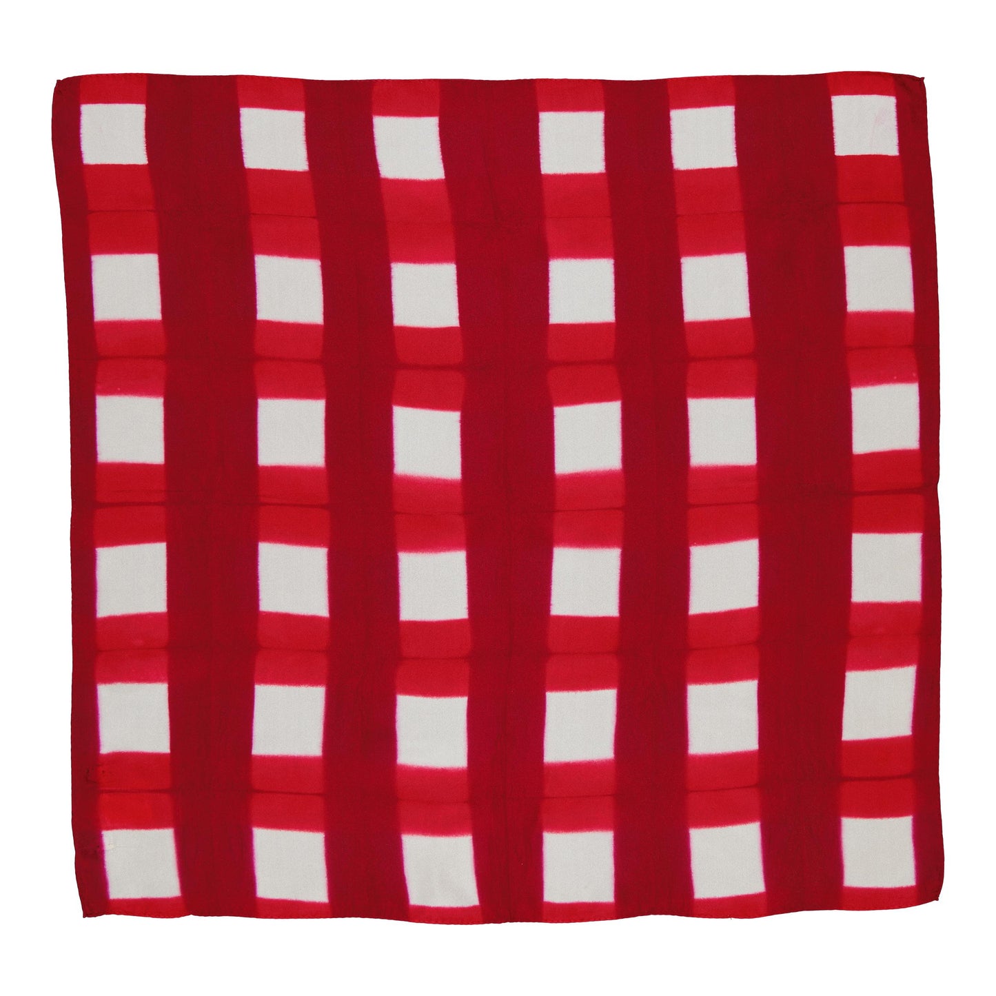 CHROMATIC - a silk bandana RED & GARNET