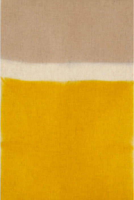 ARIA - merino wool stole YELLOW & BEIGE