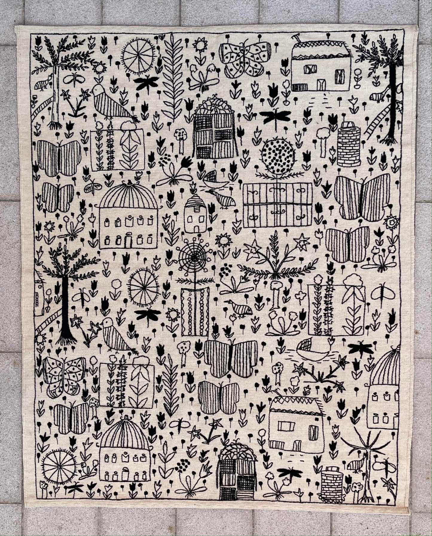 KILIM BRODÉ