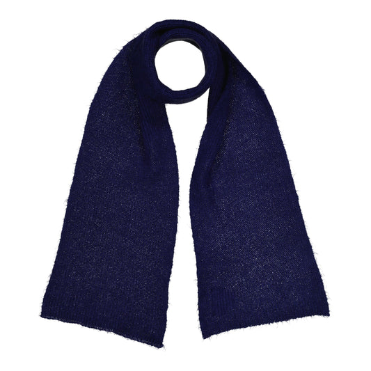 BLISS - RIBBED SCARF BLUE