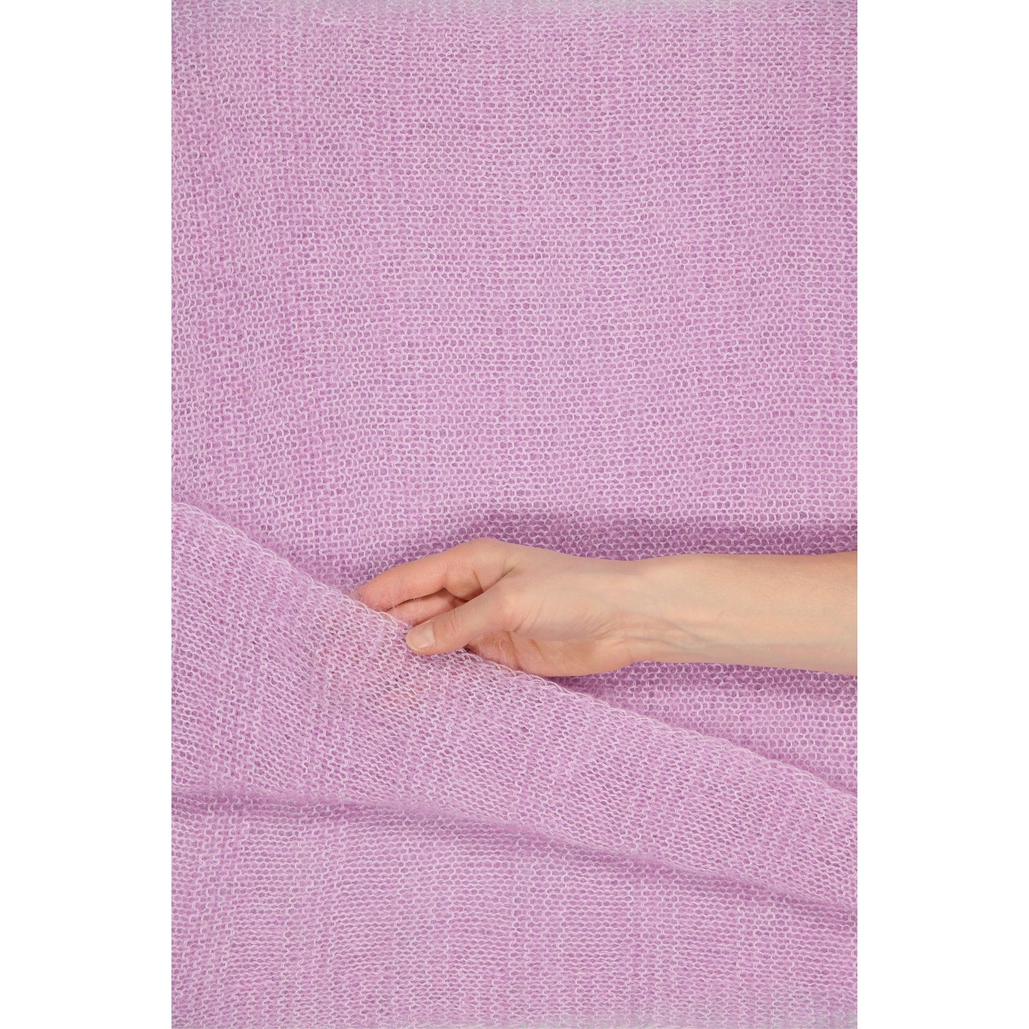 BRUME - a cosy scarf LILAC