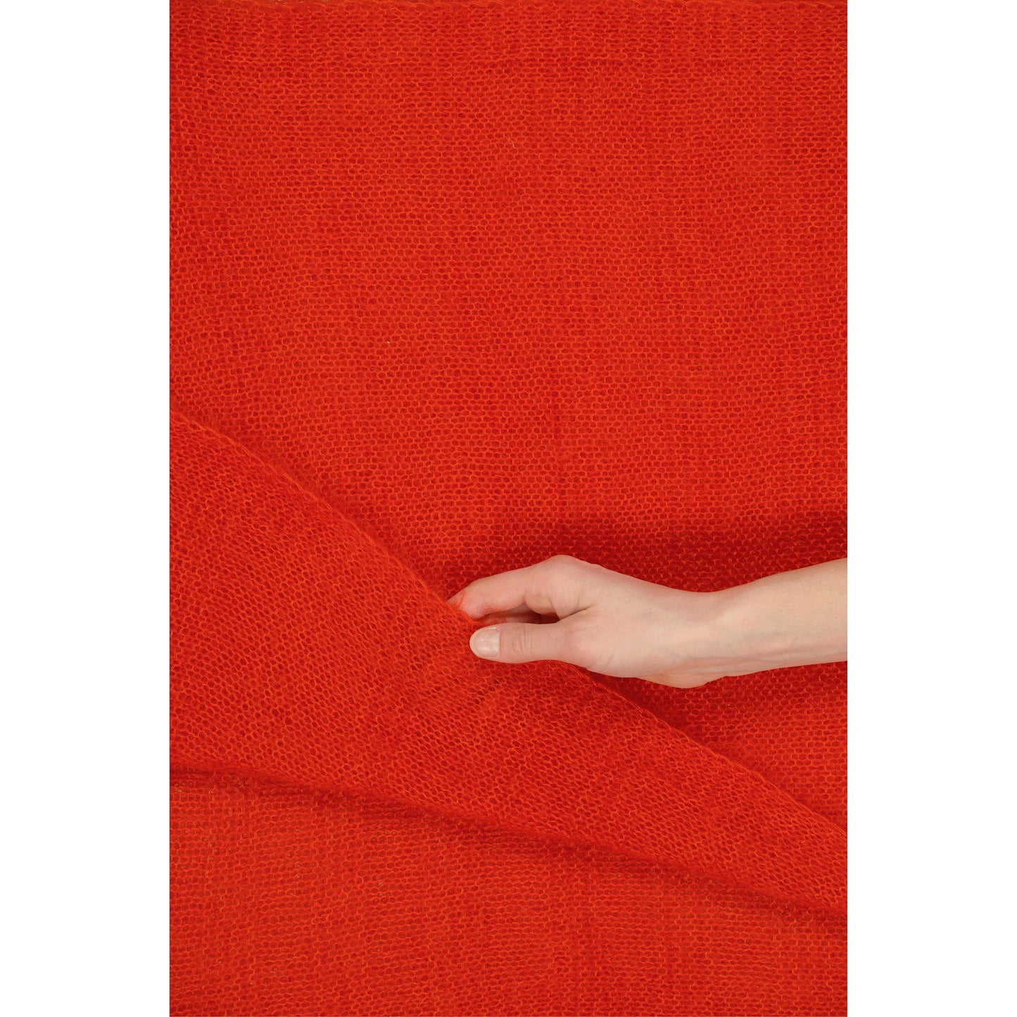 BRUME - a cosy scarf VERMILION