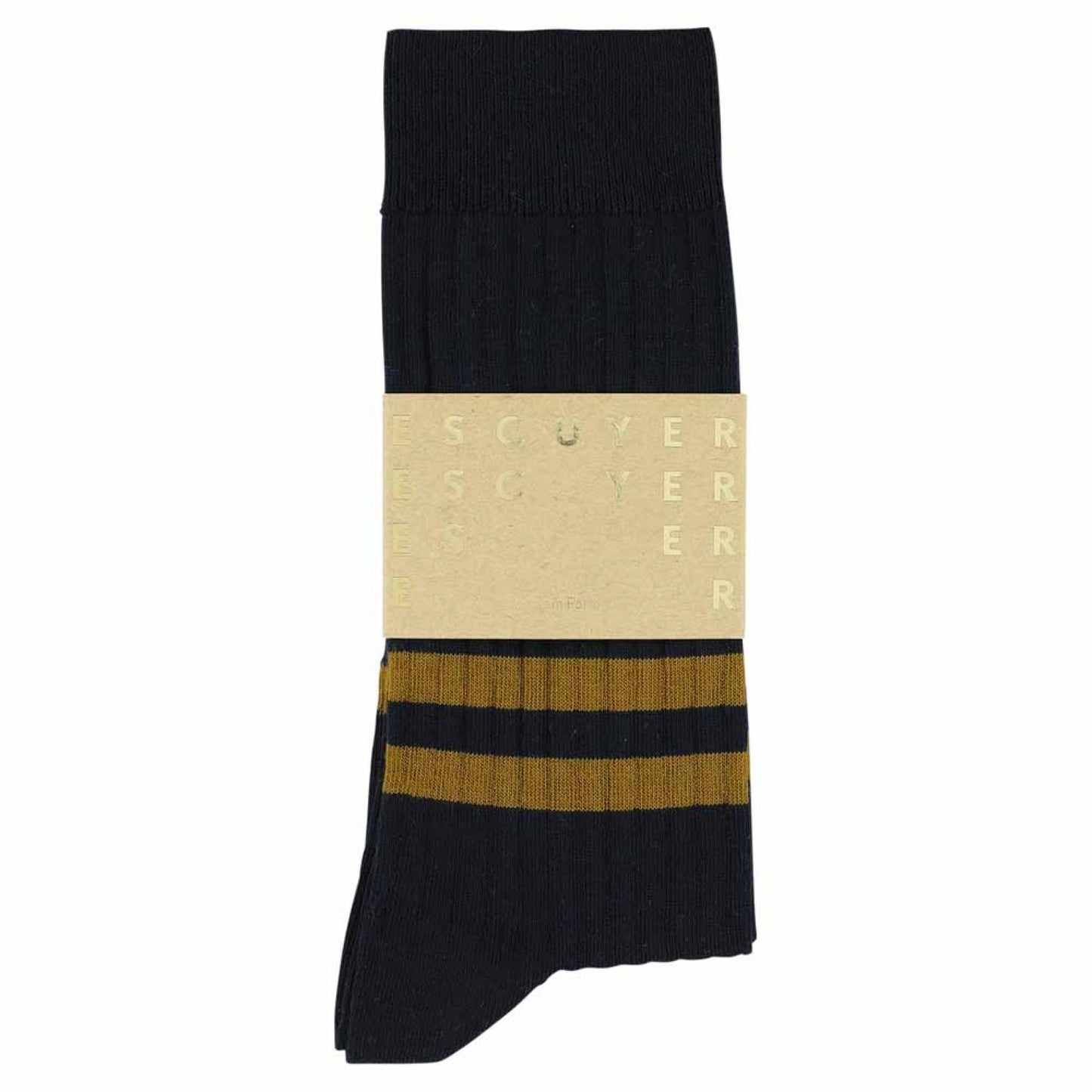 CHAUSSETTES - ESCUYER 18514 BLUE / CUMIN