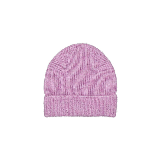 NEIGE - A cosy ribbed beanie LILAC