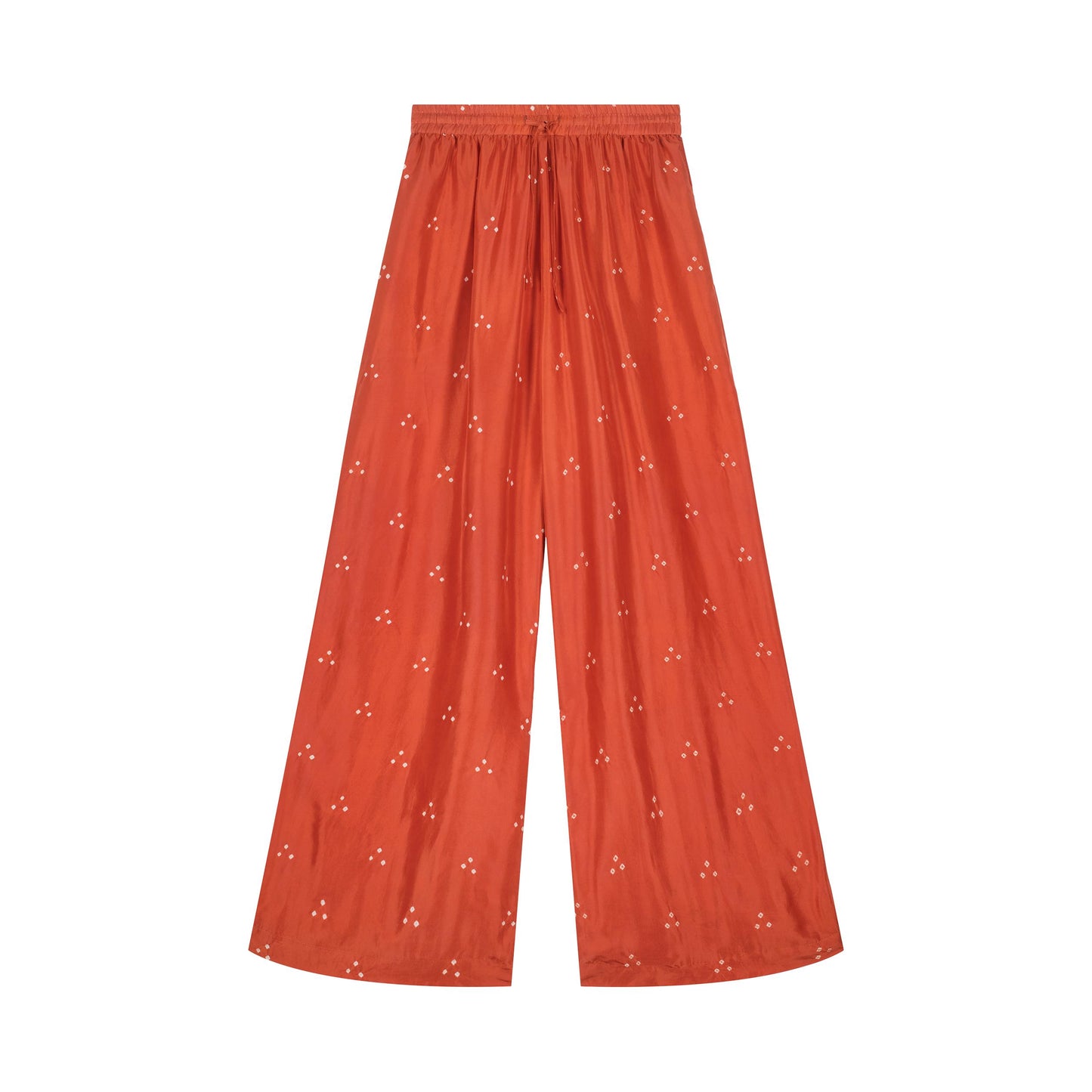 CELESTE - Pantalon en soie