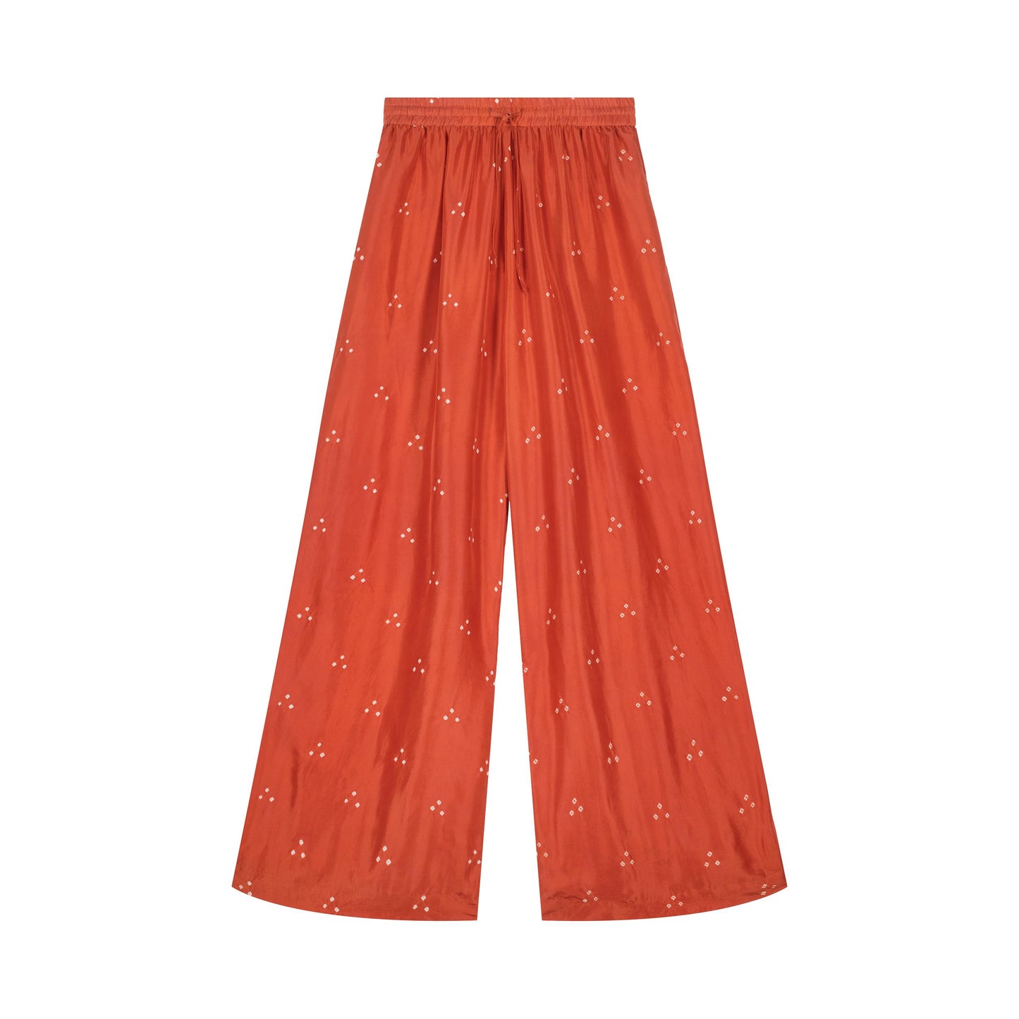 CELESTE - silk trousers ROSE JAPUR