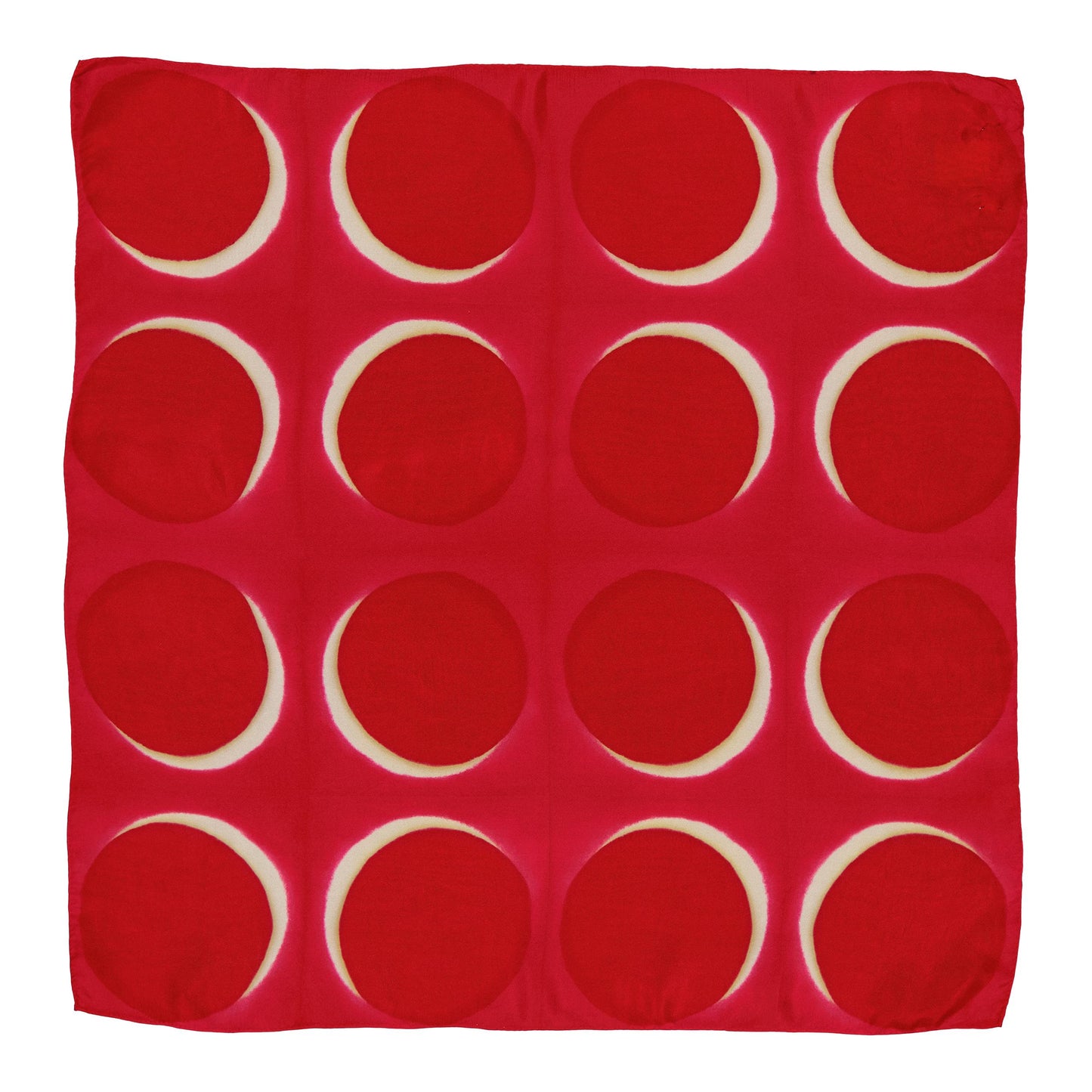 ÉCLIPSE -  silk bandana NEON PINK & POPPY RED