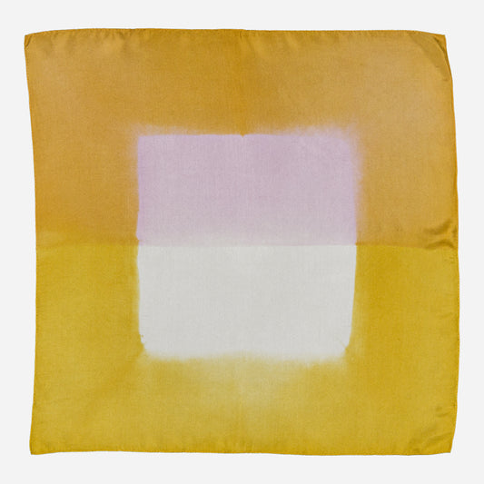 CONTRASTE - Silk Bandana ANIS 223 & LILAC 37