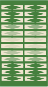 ALPHA - Silk scarf GREEN11
