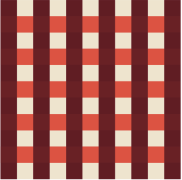 TEMPO - Silk square RED 24 & GARNET 27