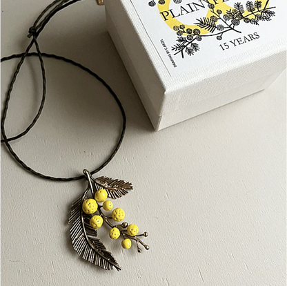MIMOSA - COLLIER RENARD BIJOUX YELLOW