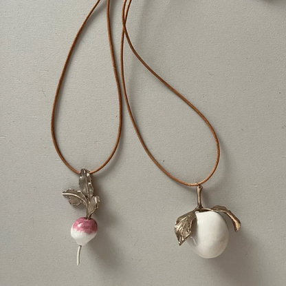 SMALL RADISH - COLLIER RENARD BIJOUX PINK