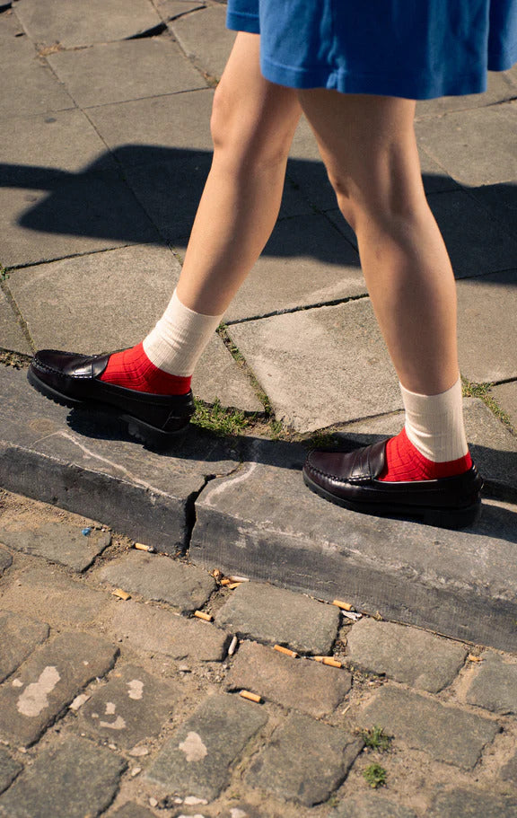 CHAUSSETTES - ESCUYER 12447 PINK & ORANGE