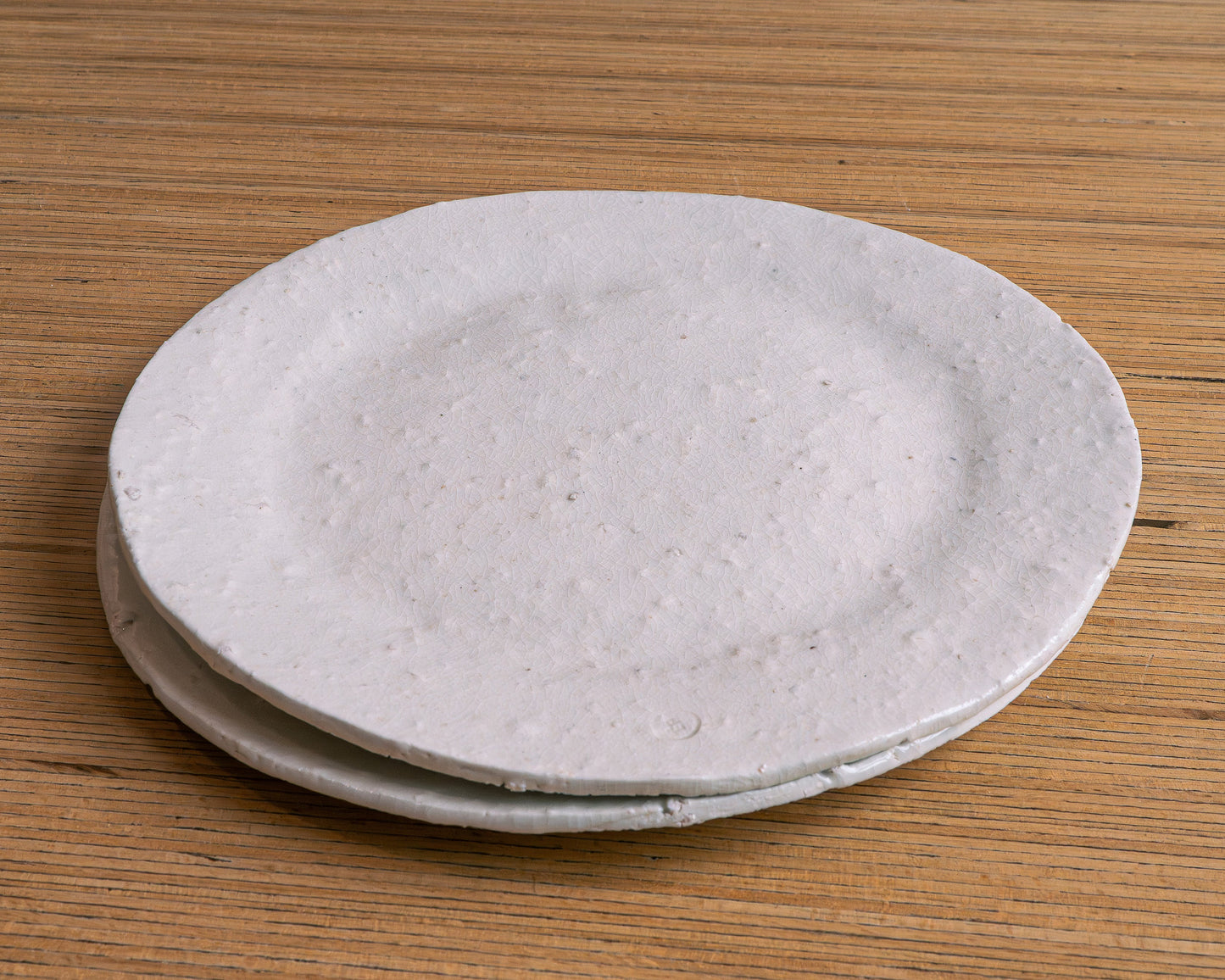 Grande assiette porcelaine & kaolin
