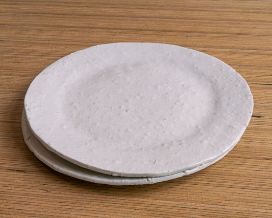 Grande assiette porcelaine & kaolin