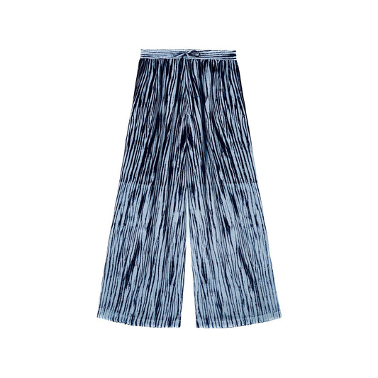 MEANDRES - Pantalon en soie