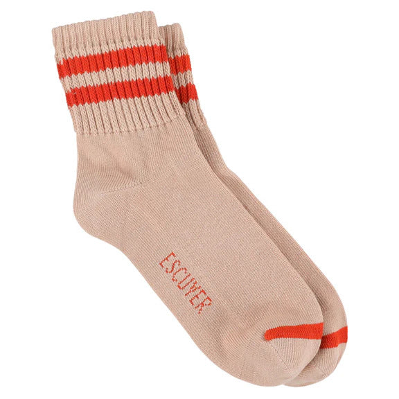 Women Ankle Socks PINK & ORANGE