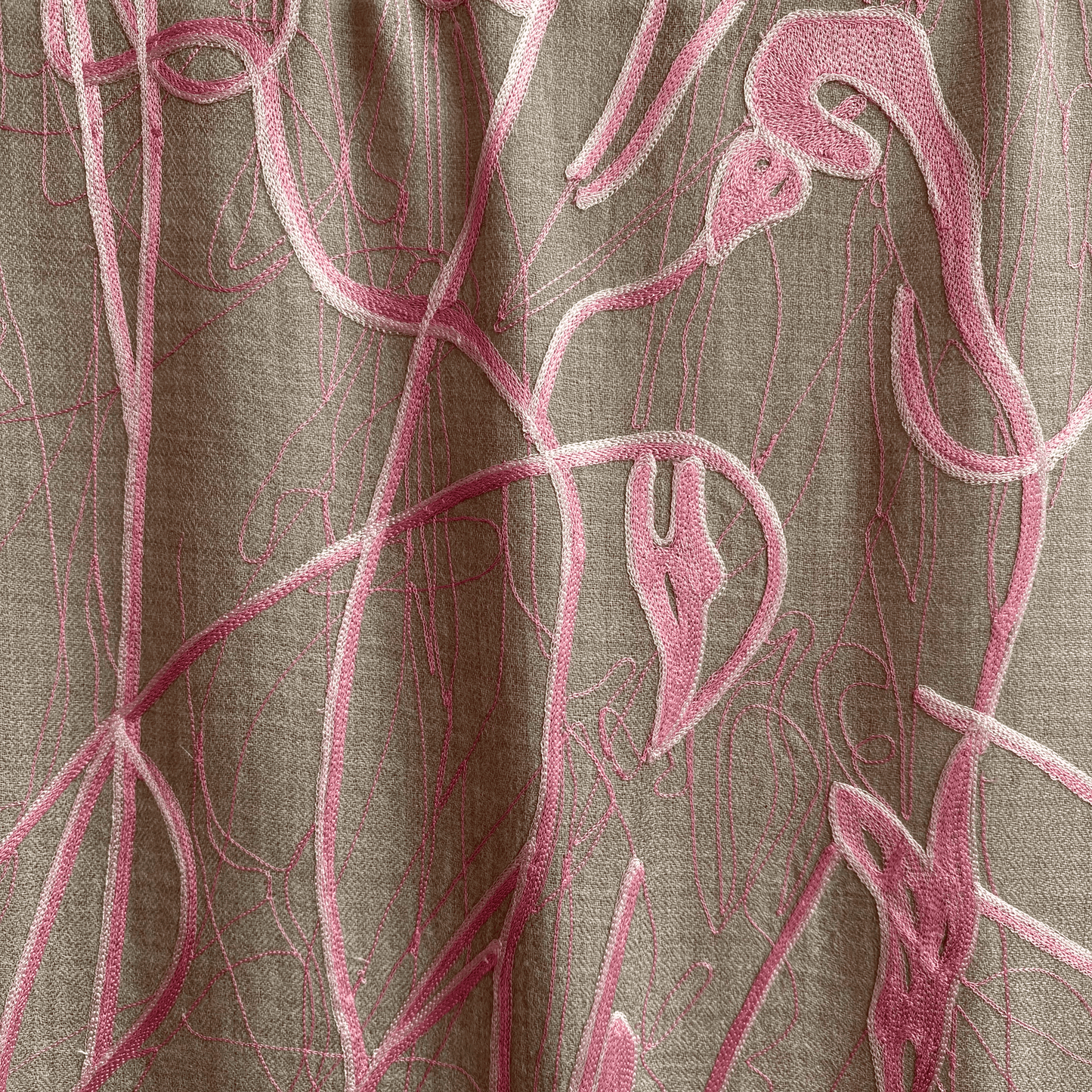SPLASH - MERINO SCARF PINK