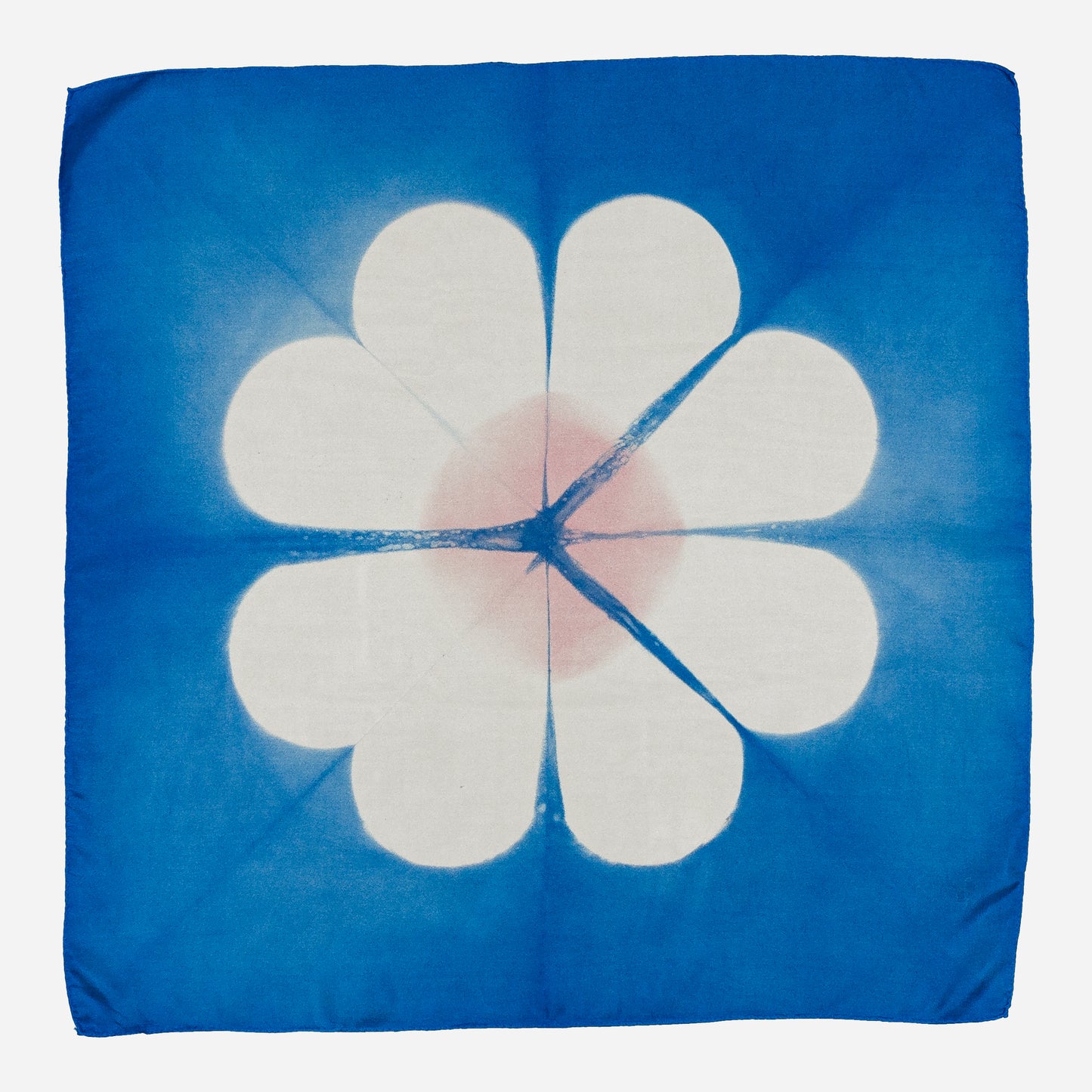 MARGUERITE - Silk Bandana BLUE 89 & PINK 216