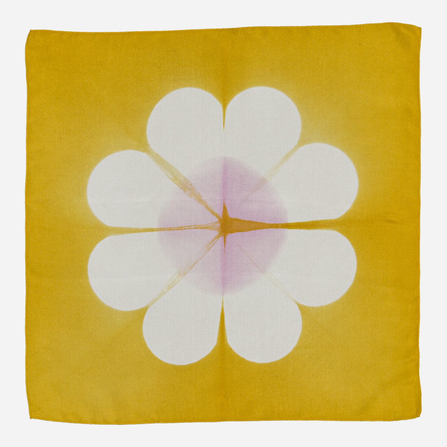 MARGUERITE - Silk Bandana ANIS 223 & LILAC 37