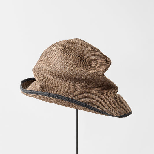 BOXED HAT - Mature ha. Dark Brown X Black