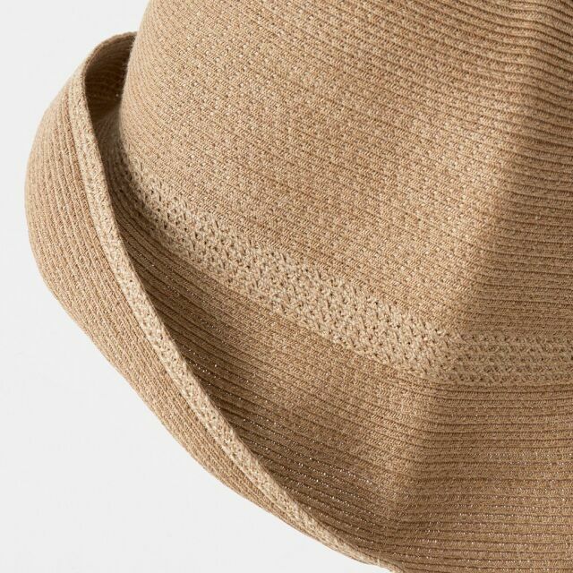 Chapeau en tresse de papier - mature ha Naturel