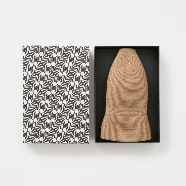 Chapeau en tresse de papier - mature ha Naturel