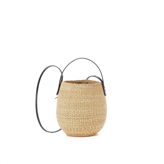 ORIANE NATURAL & BLACK - MUUN BLACK