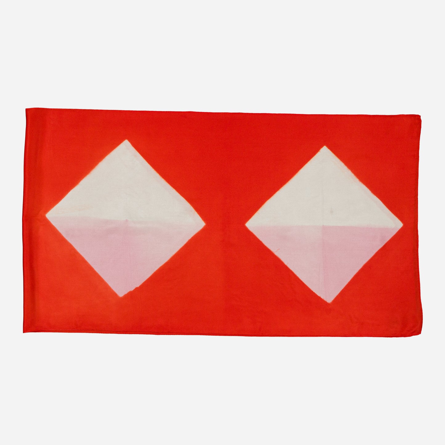 Origami - Silk Stole PINK 216 & CORAL 131