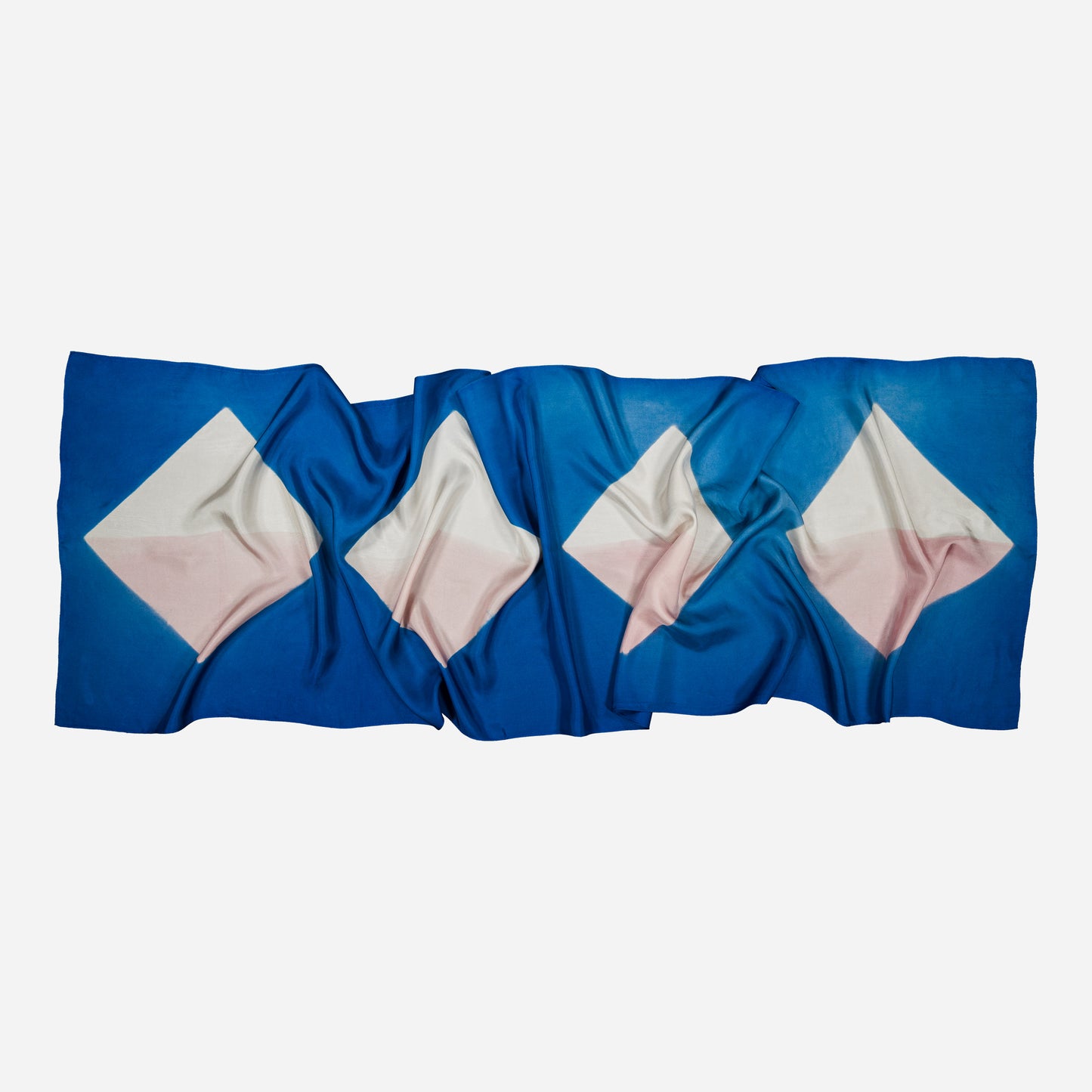 Origami - Silk Stole BLUE 89 & PINK 216
