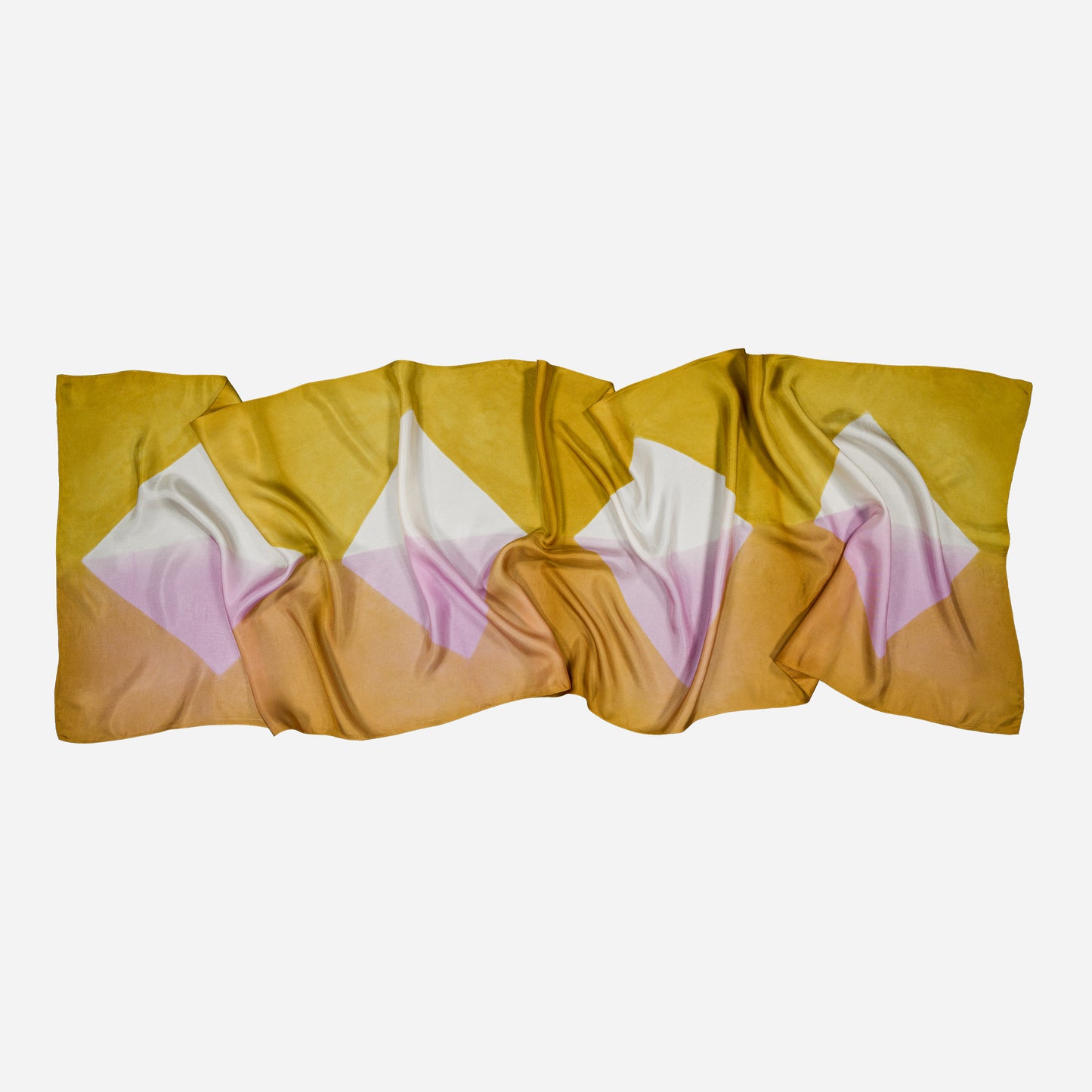 Origami - Silk Stole ANIS 223 & LILAC 37